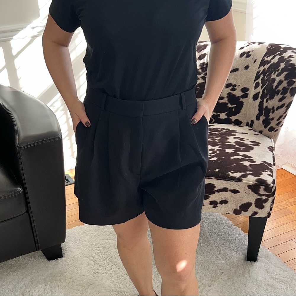 Abercrombie and Fitch Pleated Shorts